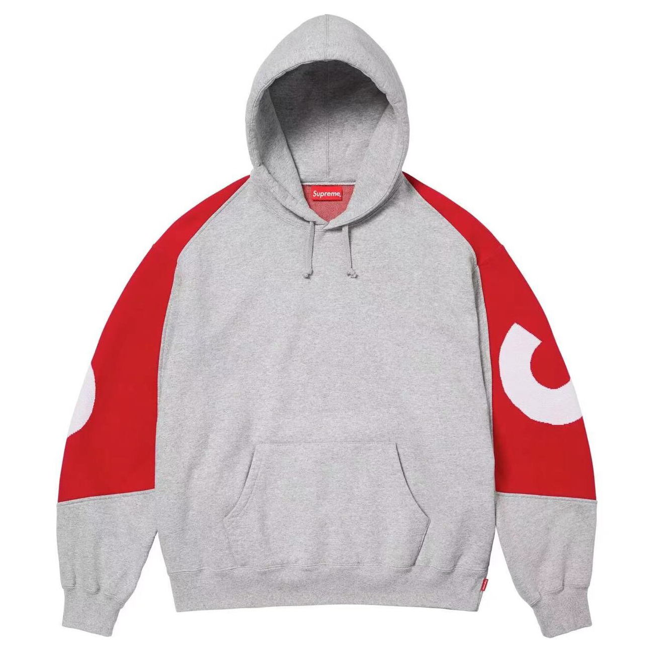 シュプリーム FW23 BIG LOGO JACQUARD HOODED SWEATSHIRT