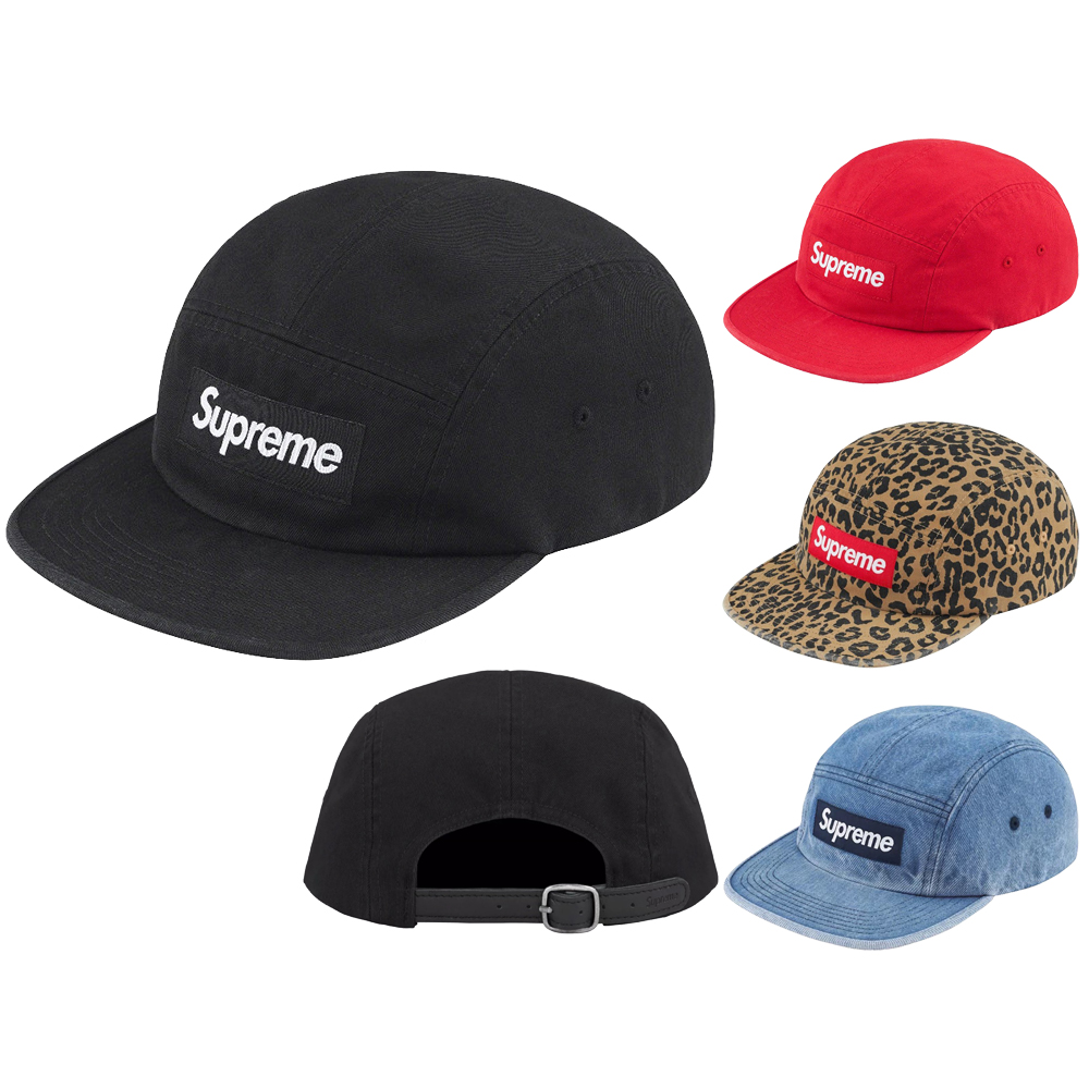 Supreme★定番★ボックスロゴ チノツイル キャンプ Supreme☆定番☆ボックスロゴ チノツイル キャンプキャップ
